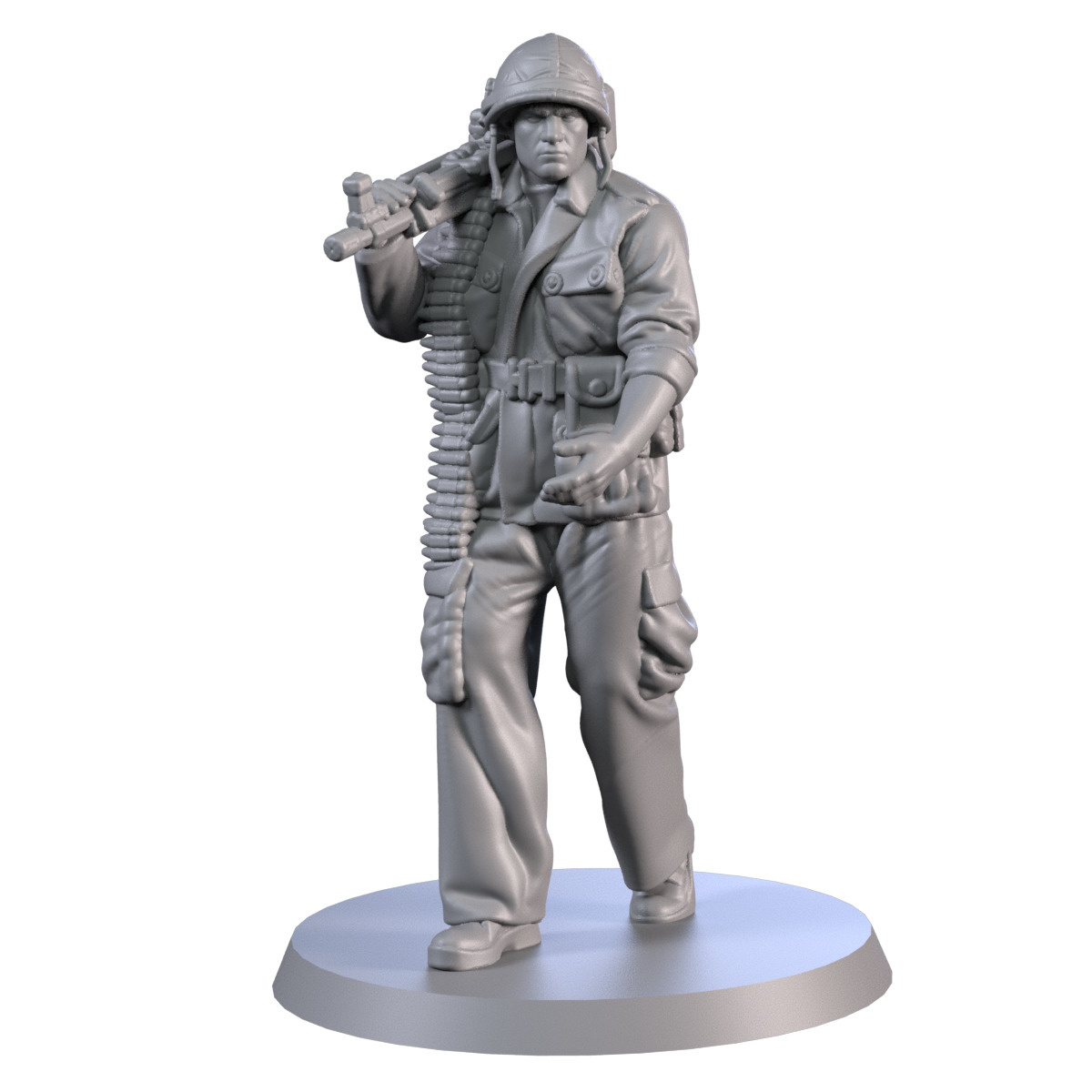 USA Vietnam soldier 3 3D print model_3