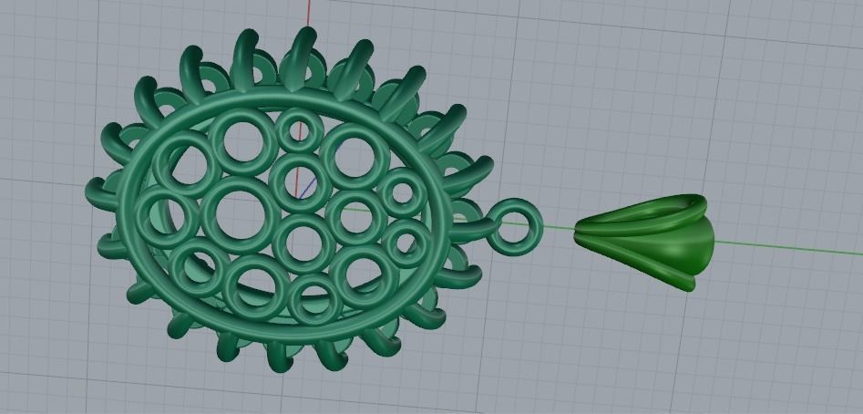 Pendant 789 3D print model_9