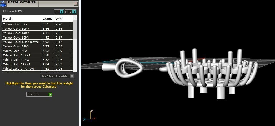 Pendant 789 3D print model_4