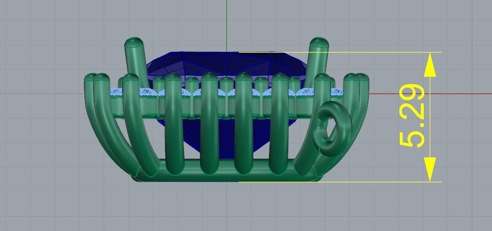 Pendant 787 3D print model_6