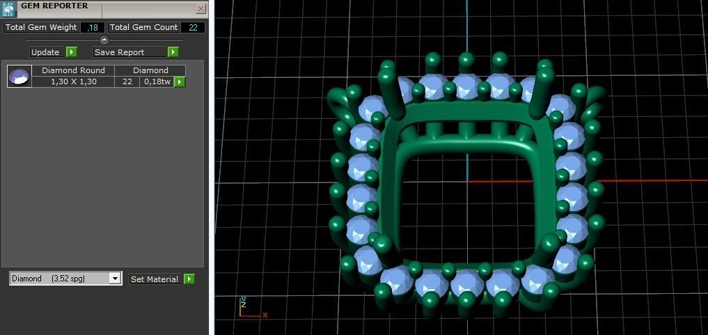 Pendant 787 3D print model_3