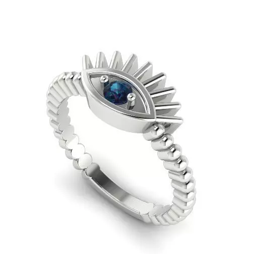 Ring eye 786 3D print model_0