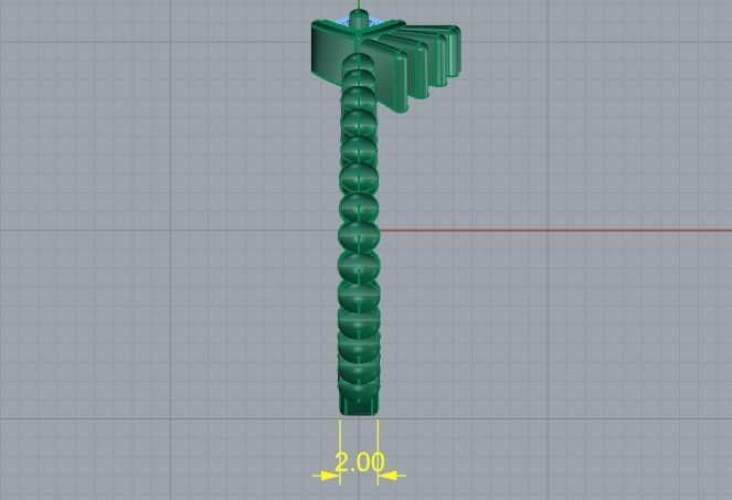 Ring eye 786 3D print model_5