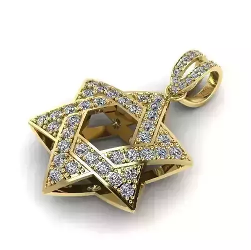 Pendant star of David 776