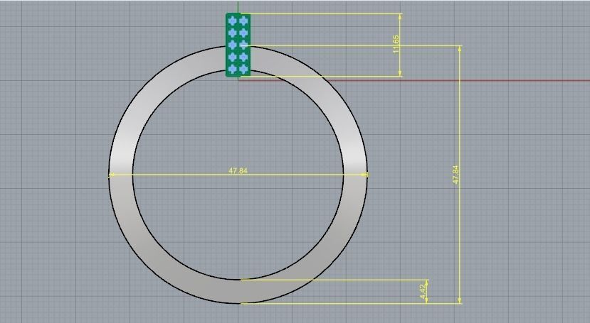 Pendant 809 3D print model_2