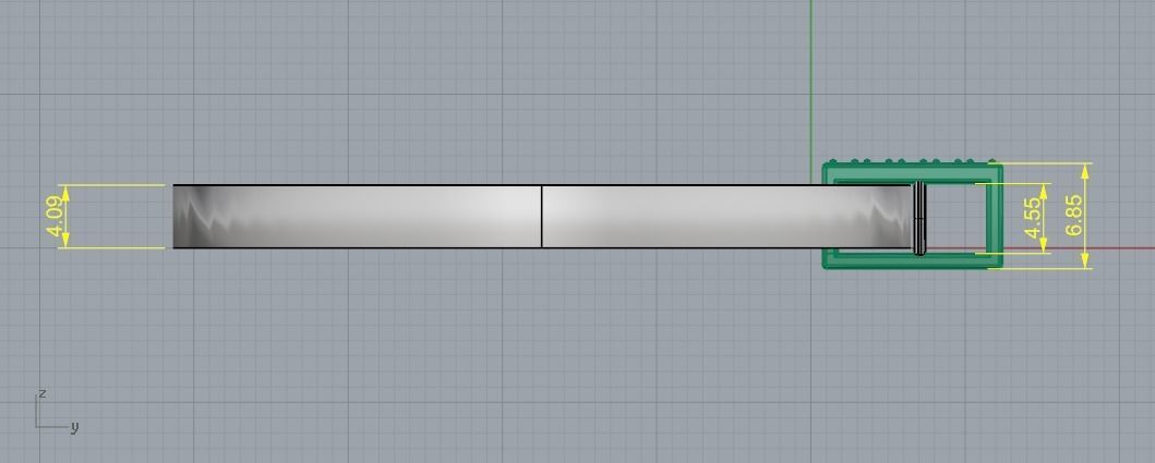 Pendant 809 3D print model_3