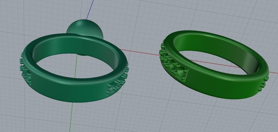 Rings 808 3D print model_11