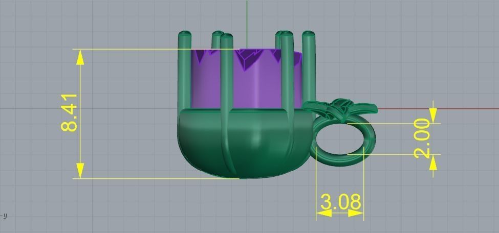 Pendant 804 3D print model_4