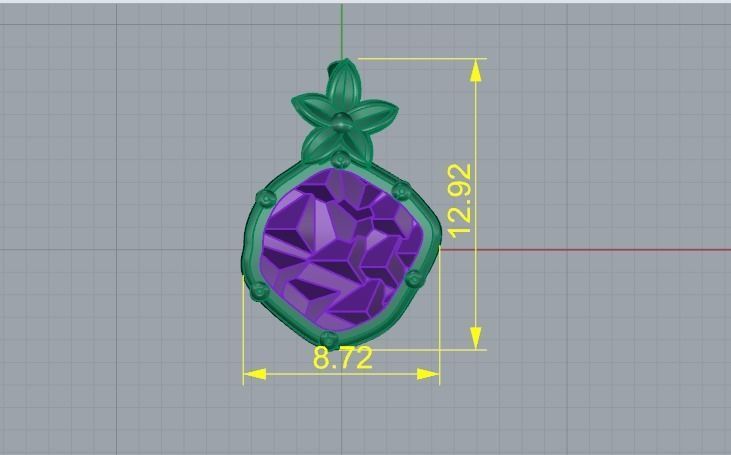 Pendant 804 3D print model_3