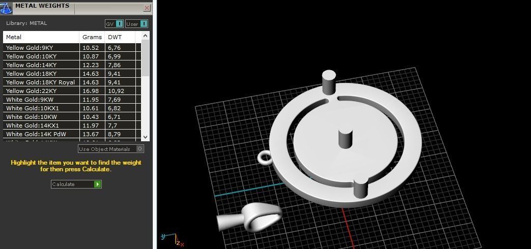 Pendant 825 3D print model_2