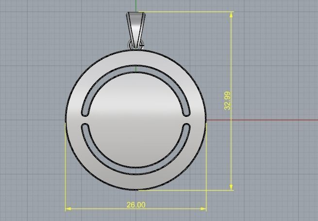 Pendant 825 3D print model_3