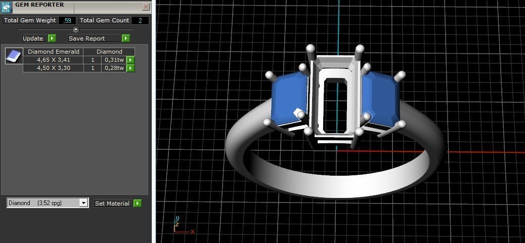Ring 823 3D print model_3