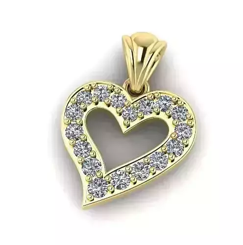 Pendant heart 816