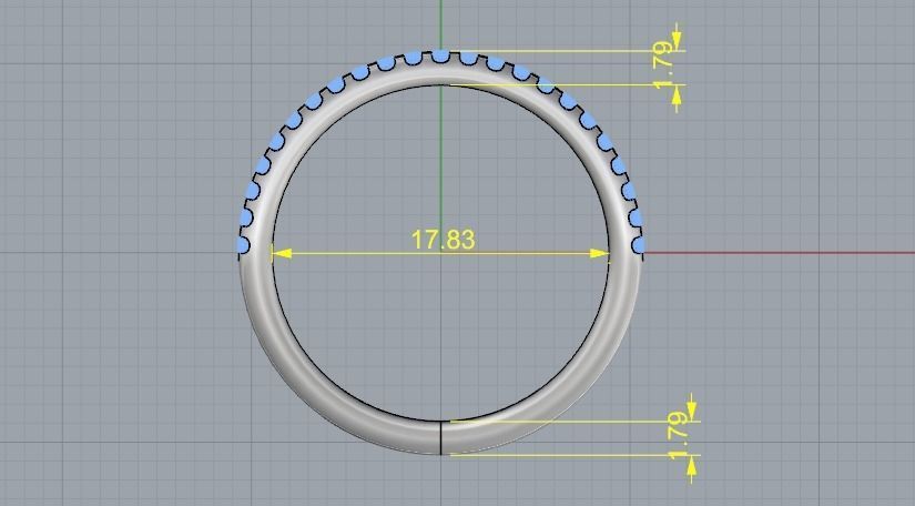Ring 851 3D print model_4
