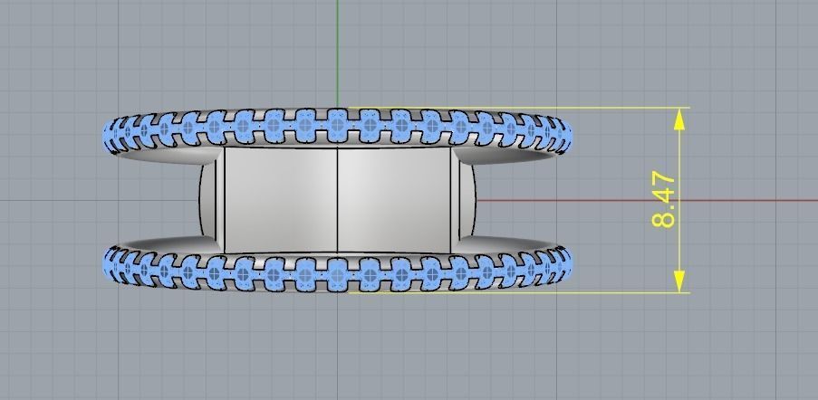 Ring 851 3D print model_6