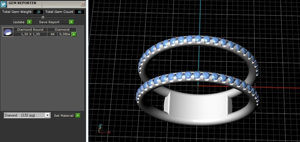 Ring 851 3D print model_3