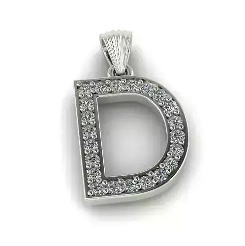 Pendant letter D 849