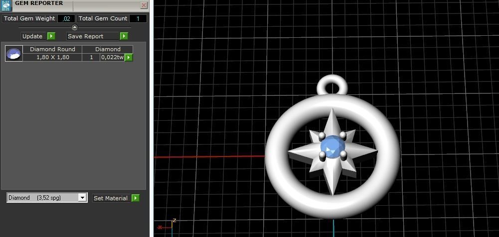 Pendant 848 3D print model_3