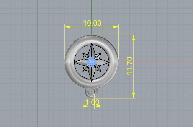 Pendant 848 3D print model_4