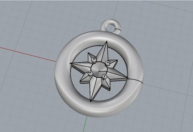 Pendant 848 3D print model_6