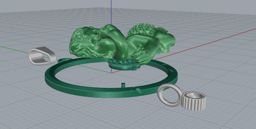 Pendant 846 3D print model_9