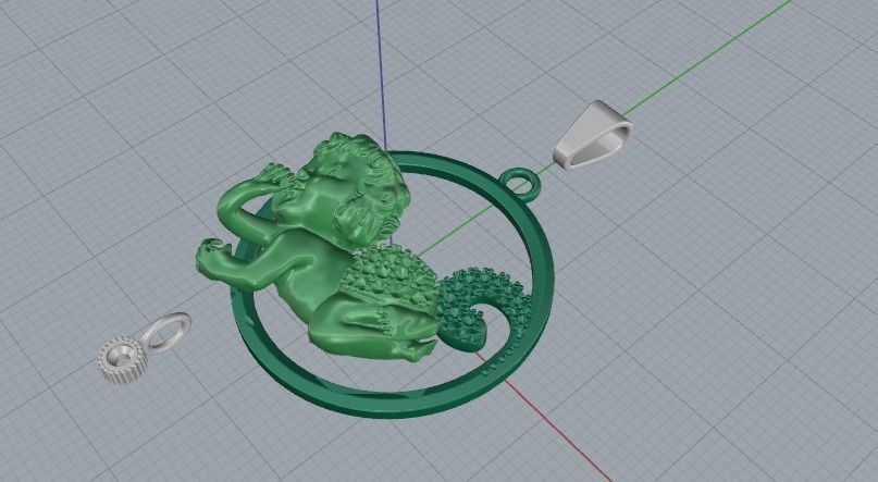 Pendant 846 3D print model_8