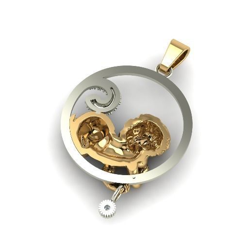 Pendant 846 3D print model_2