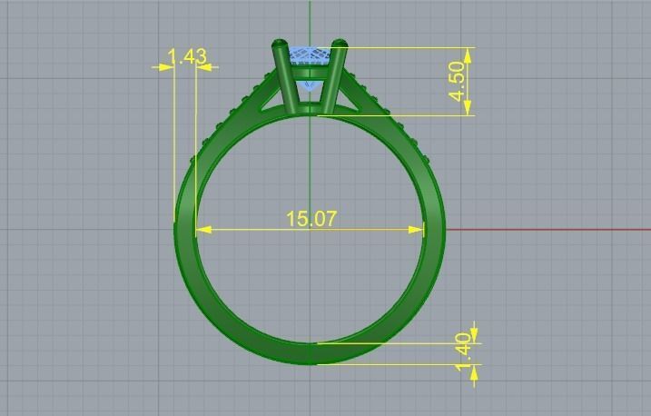 Ring 845 3D print model_2