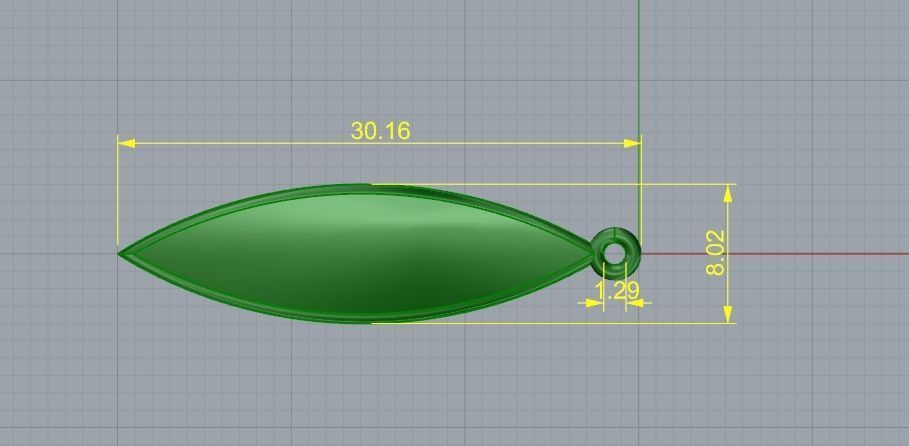 Pendant 839 3D print model_2