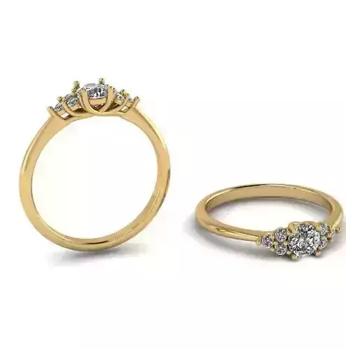 Soliter ring 838 3D print model