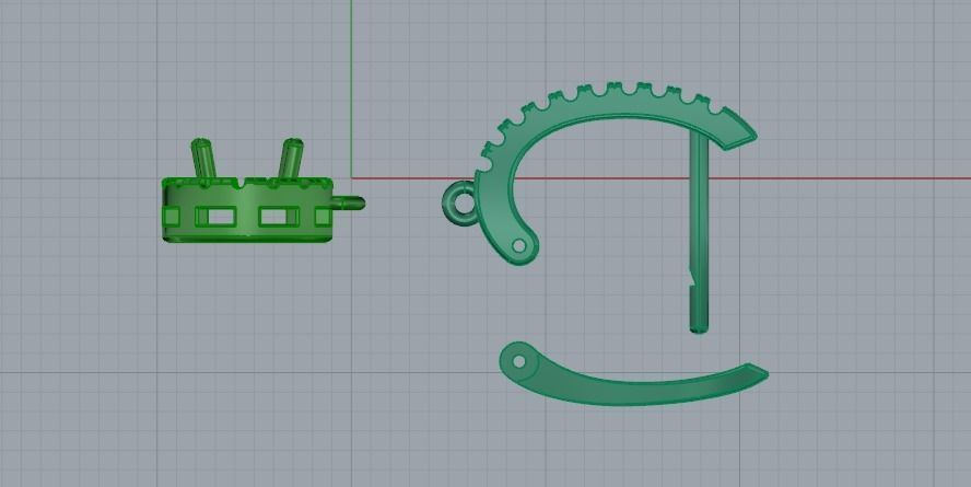 Earrings 836 3D print model_6