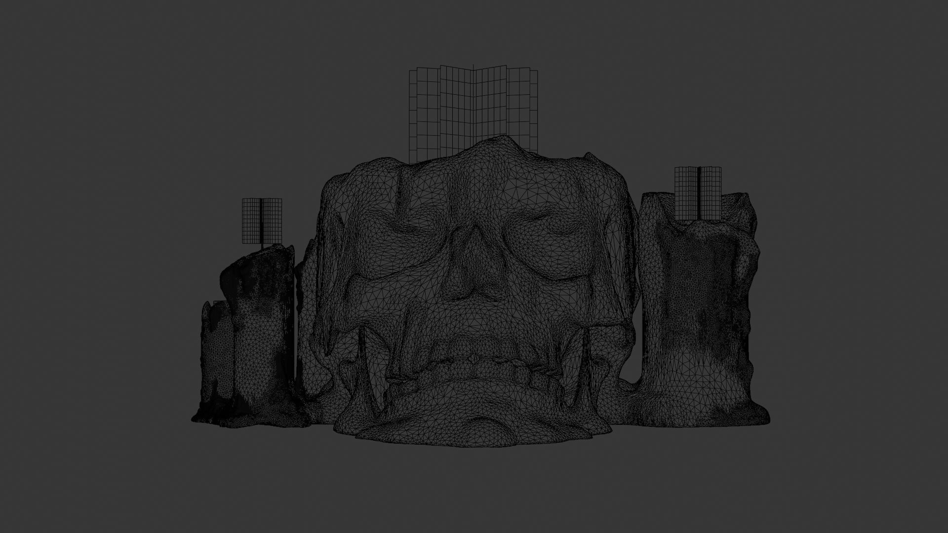 Skull candle 3D model_16