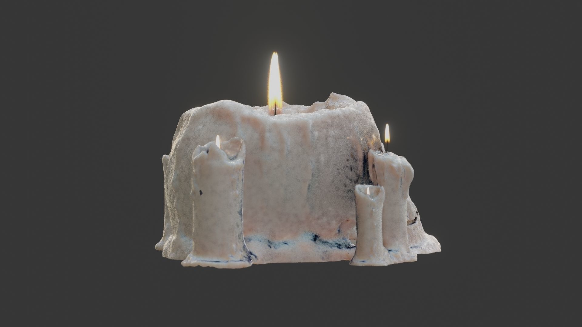 Skull candle 3D model_39