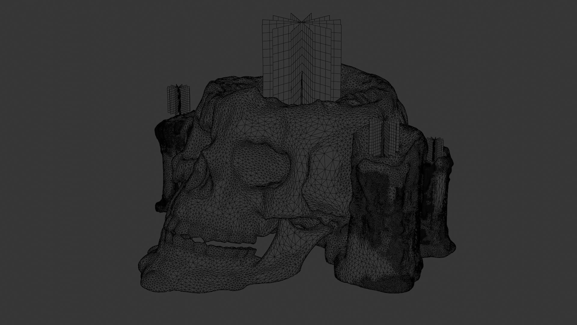 Skull candle 3D model_23