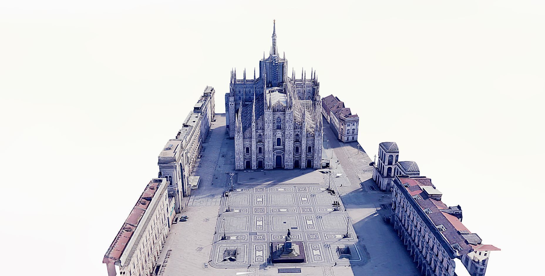Milan Cathedral Low-poly 3D model_4