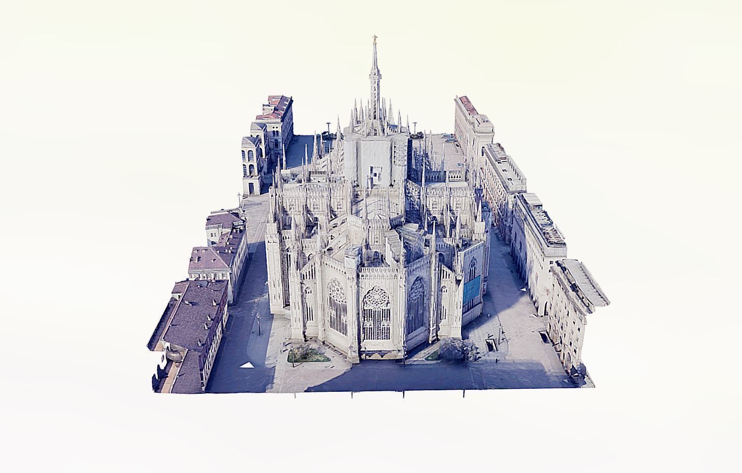 Milan Cathedral Low-poly 3D model_5