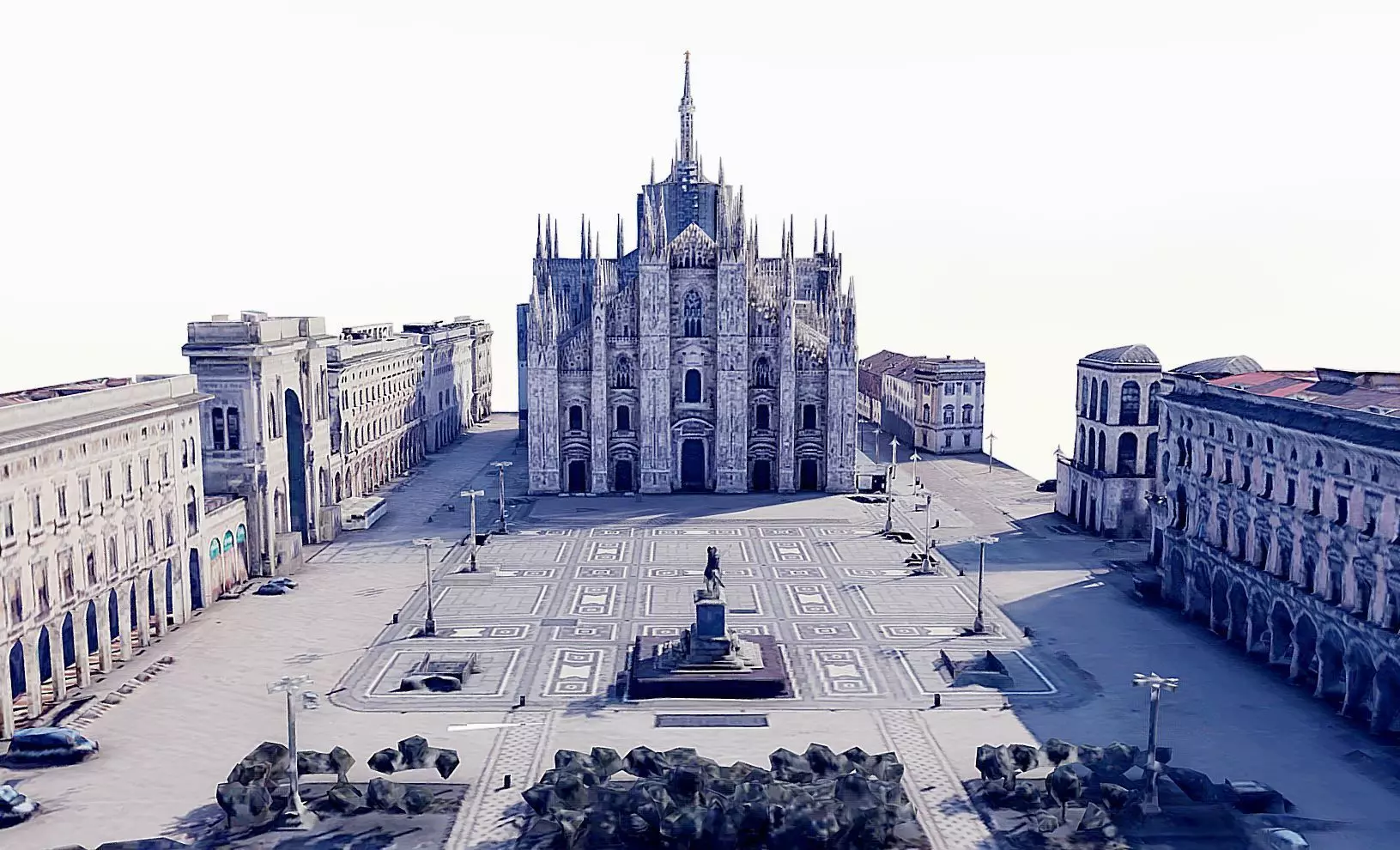 Milan Cathedral Low-poly 3D model_0