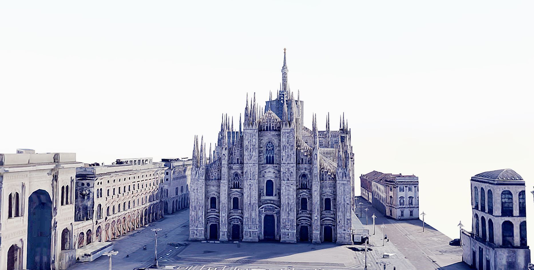 Milan Cathedral Low-poly 3D model_2