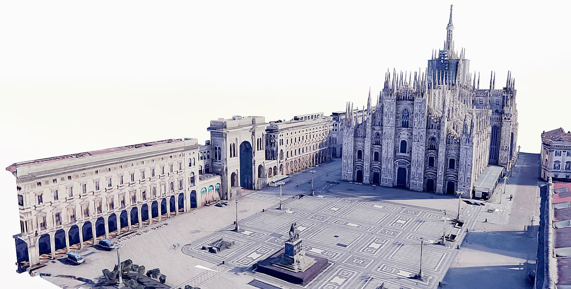 Milan Cathedral Low-poly 3D model_1