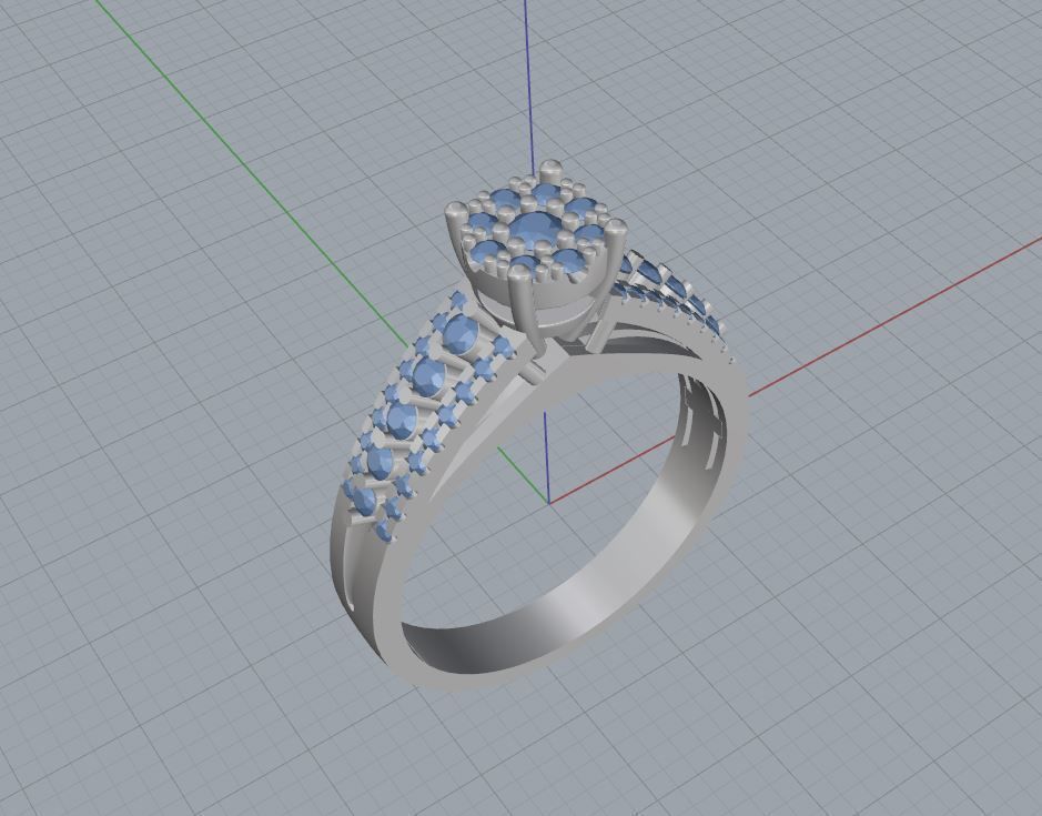Ring and Earrings 164 3D print model_5
