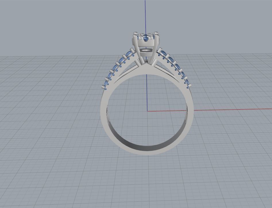 Ring and Earrings 164 3D print model_12