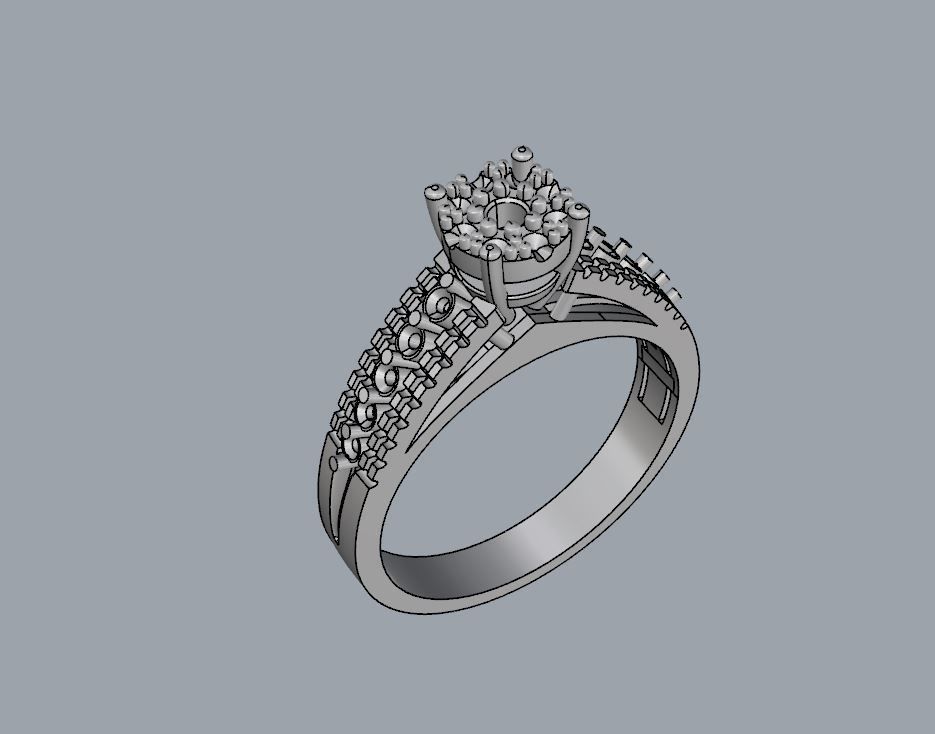 Ring and Earrings 164 3D print model_8