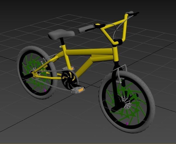 BMX Bike 3D model_34