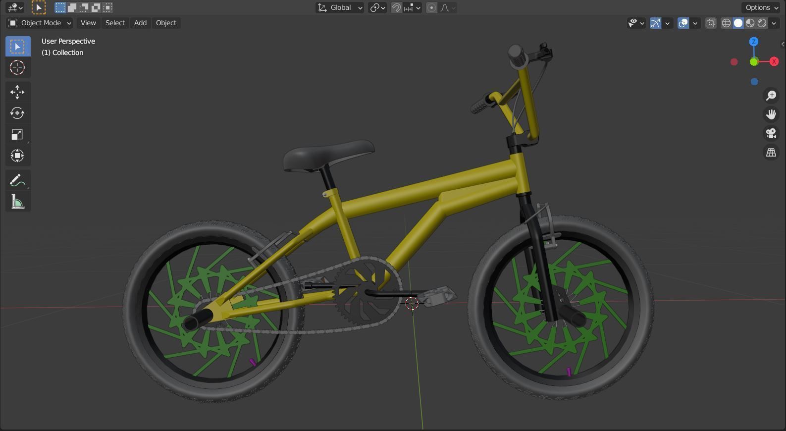 BMX Bike 3D model_37