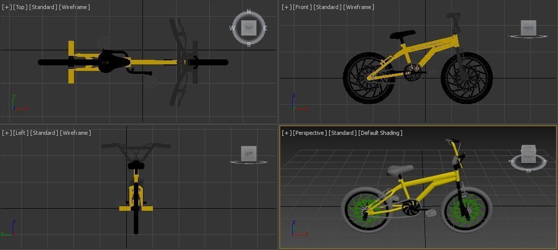 BMX Bike 3D model_35