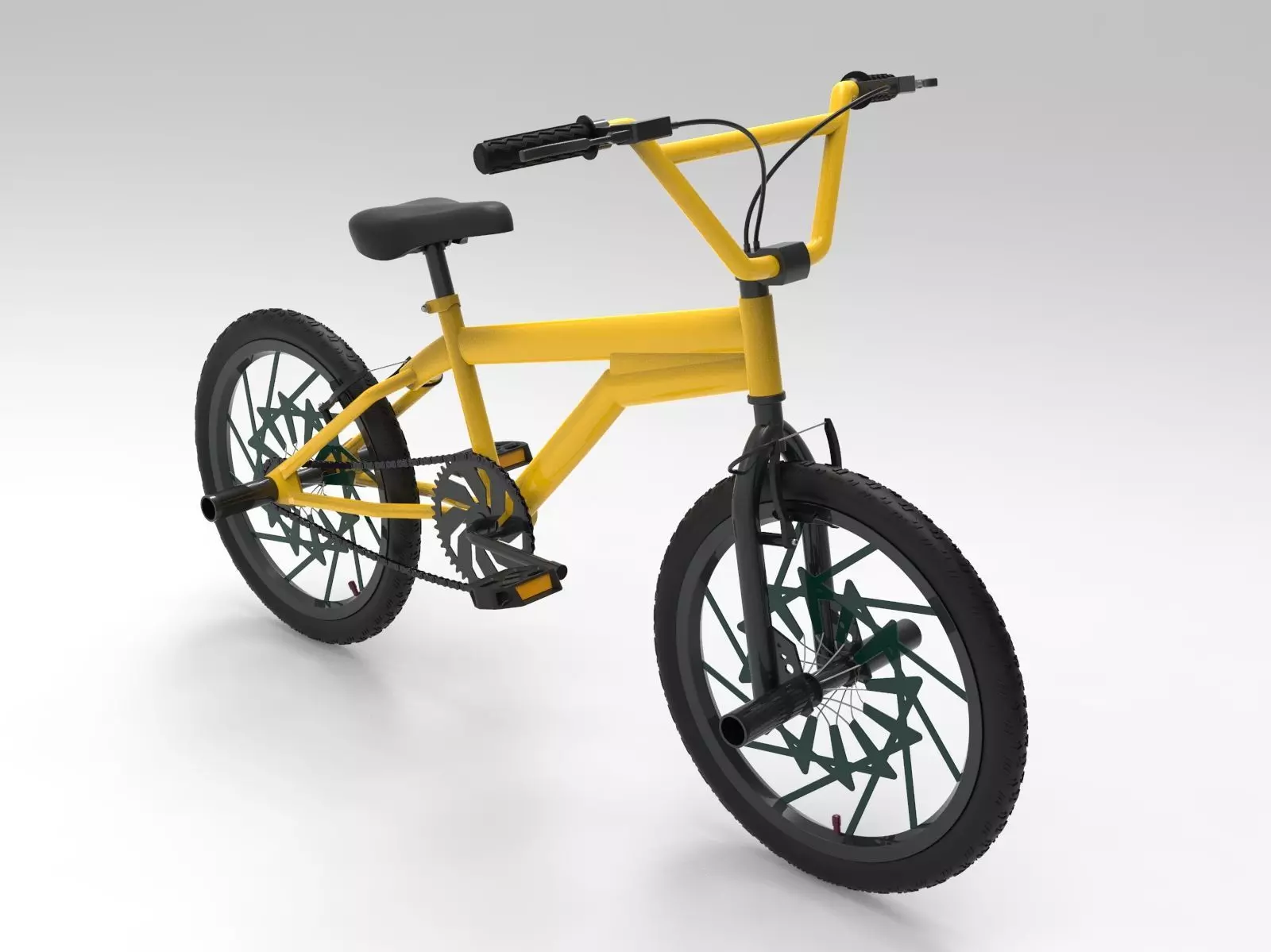BMX Bike 3D model_0