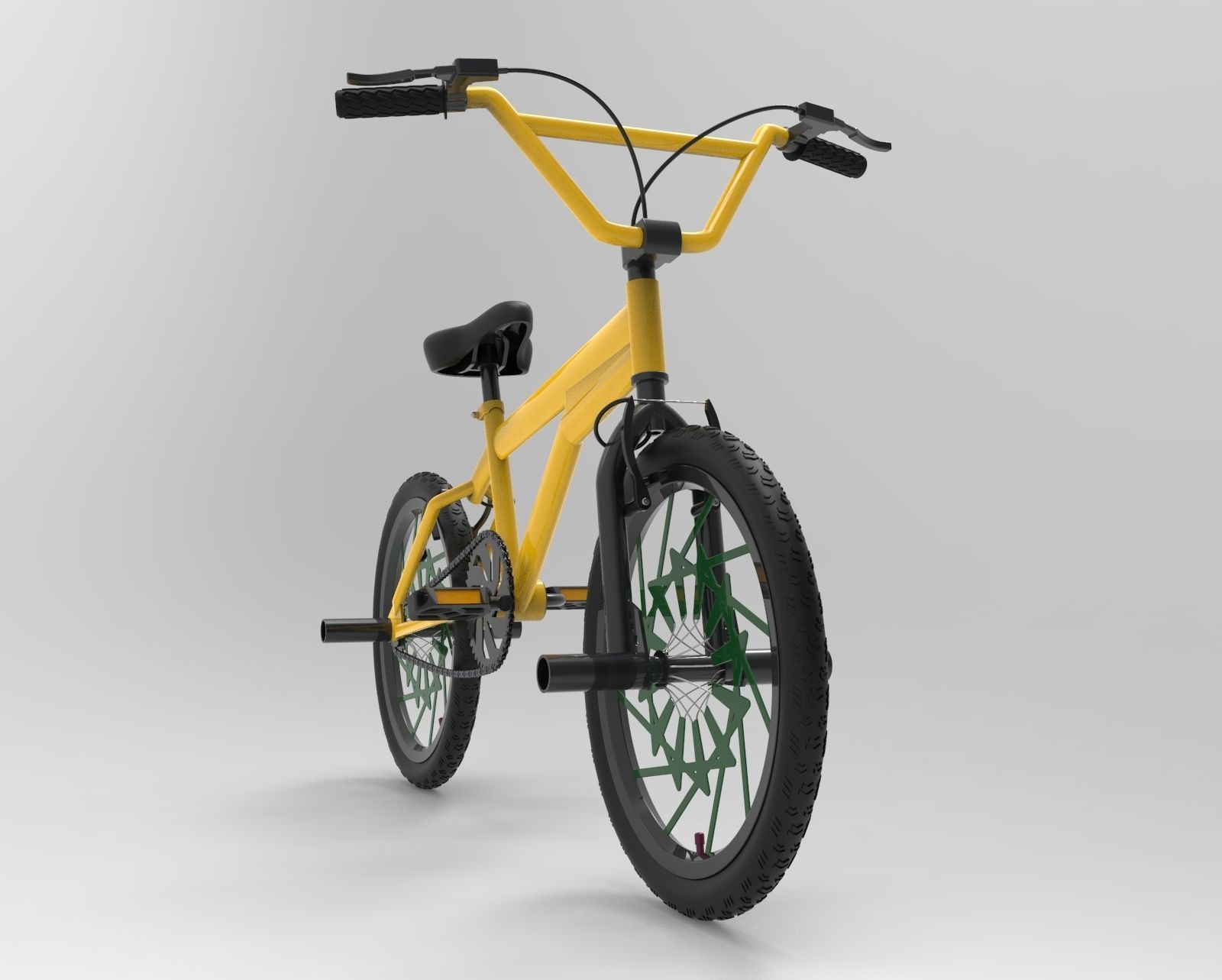 BMX Bike 3D model_8