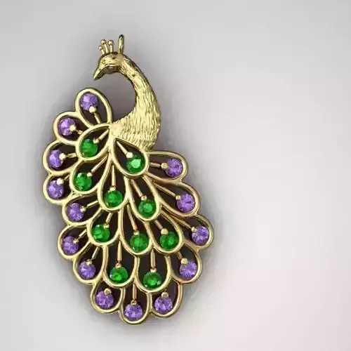 brooches peacock brooch