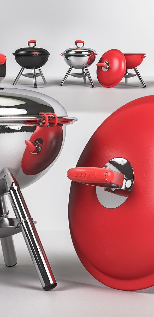 Grill bbq 3D model_5