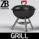 Grill bbq 3D model_6